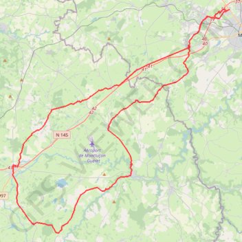 Itinéraire QUINSSAINES-LEPAUD-CHAMBON-ST LOUP-GOUZON-8965690, distance, dénivelé, altitude, carte, profil, trace GPS