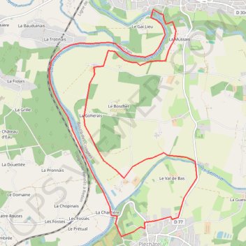 Itinéraire Bourg des -Comptes, distance, dénivelé, altitude, carte, profil, trace GPS