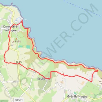 Itinéraire Terre d'artistes, distance, dénivelé, altitude, carte, profil, trace GPS