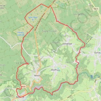 Itinéraire Troz-Marets et Bayehon, distance, dénivelé, altitude, carte, profil, trace GPS