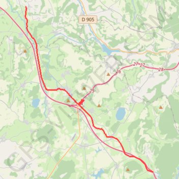 Itinéraire 18 beurizot - cruget 28, distance, dénivelé, altitude, carte, profil, trace GPS