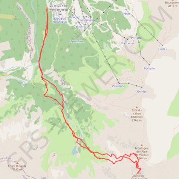 Itinéraire Aupillon, distance, dénivelé, altitude, carte, profil, trace GPS