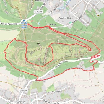 Itinéraire Randonnée, distance, dénivelé, altitude, carte, profil, trace GPS