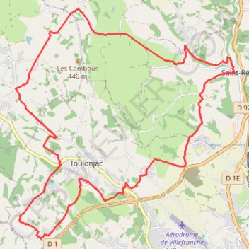 Itinéraire Lombegot 18.70 Km, distance, dénivelé, altitude, carte, profil, trace GPS
