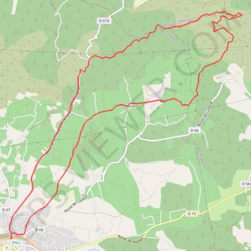 Itinéraire SAINTE ANNE 15km, distance, dénivelé, altitude, carte, profil, trace GPS