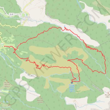 Itinéraire Bonne aigue, distance, dénivelé, altitude, carte, profil, trace GPS
