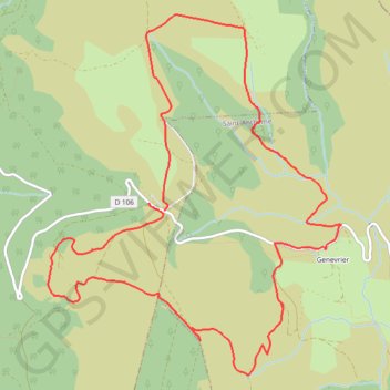 Itinéraire Le col des Supeyres, distance, dénivelé, altitude, carte, profil, trace GPS