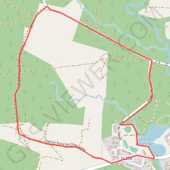 Itinéraire Brocas - Les Trepèdes, distance, dénivelé, altitude, carte, profil, trace GPS