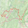 Itinéraire Tour Ain-Etape 3- Izernore/Lelex Mt Jura, distance, dénivelé, altitude, carte, profil, trace GPS