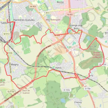 Itinéraire Sortie à vélo, distance, dénivelé, altitude, carte, profil, trace GPS