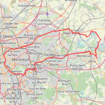 Itinéraire trace, distance, dénivelé, altitude, carte, profil, trace GPS