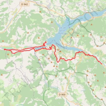 Itinéraire TLSP J3 Lauzet-Rousset-camping la Viste-20765343, distance, dénivelé, altitude, carte, profil, trace GPS