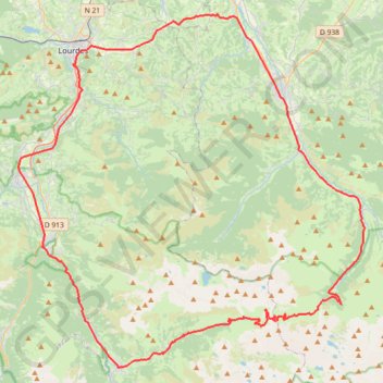 Itinéraire lvEe1, distance, dénivelé, altitude, carte, profil, trace GPS