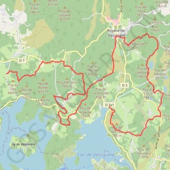 Itinéraire TMV24 Balisage Auchaise - Bout du Lac 24km 28 Avril, distance, dénivelé, altitude, carte, profil, trace GPS