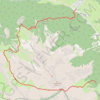 Itinéraire Queyras - marche à partir de Ceillac, distance, dénivelé, altitude, carte, profil, trace GPS