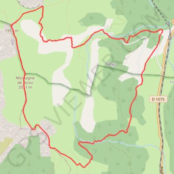 Itinéraire Le Jocou en boucle par la crête de l'Archat, distance, dénivelé, altitude, carte, profil, trace GPS