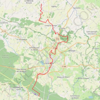 Itinéraire CE La Ramée - BDO_CAVALIER-ATTELAGE, distance, dénivelé, altitude, carte, profil, trace GPS