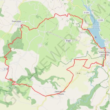 Itinéraire Le Tour de Durenque, distance, dénivelé, altitude, carte, profil, trace GPS