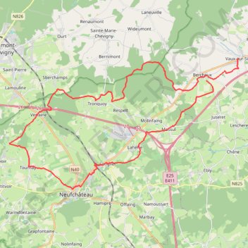 Itinéraire JRPMF_Aug3_22, distance, dénivelé, altitude, carte, profil, trace GPS