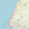 Itinéraire Le Havre / Étretat, distance, dénivelé, altitude, carte, profil, trace GPS