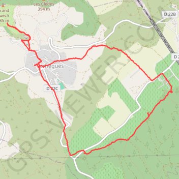 Itinéraire Tracé 12 févr. 2017 11:02:22, distance, dénivelé, altitude, carte, profil, trace GPS