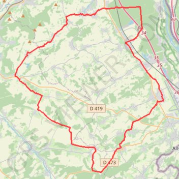 Itinéraire Circuit Sundgau, distance, dénivelé, altitude, carte, profil, trace GPS