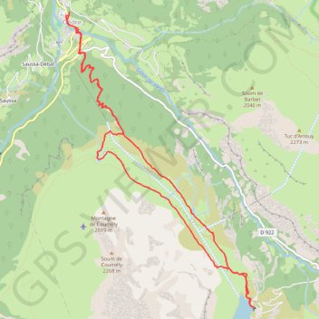 Itinéraire Les GLORIETTES par le SENTIER RAMOND, distance, dénivelé, altitude, carte, profil, trace GPS
