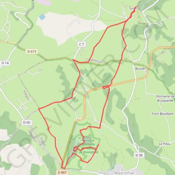 Itinéraire Siran Marais Bonnefont-8559129, distance, dénivelé, altitude, carte, profil, trace GPS