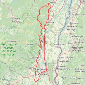 Itinéraire Track liberty-2023-12-03T15:16:39.635Z, distance, dénivelé, altitude, carte, profil, trace GPS