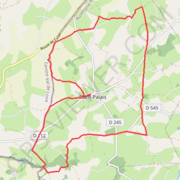 Itinéraire Les 3 régions, distance, dénivelé, altitude, carte, profil, trace GPS