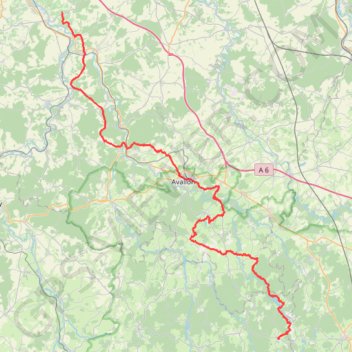 Itinéraire FDh Irancy Brisson, distance, dénivelé, altitude, carte, profil, trace GPS