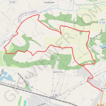 Itinéraire Randonnée dans les collines Agenaises - Colayrac-Saint-Cirq, distance, dénivelé, altitude, carte, profil, trace GPS