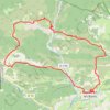 Itinéraire Les cinq cols (Montbrun-les-Bains), distance, dénivelé, altitude, carte, profil, trace GPS