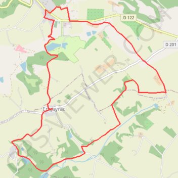 Itinéraire Engayrac, une randonnée dans la vallée de Gandaille - Pays de l'Agenais, distance, dénivelé, altitude, carte, profil, trace GPS