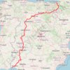 Itinéraire EuroVelo 1 (Spain), distance, dénivelé, altitude, carte, profil, trace GPS