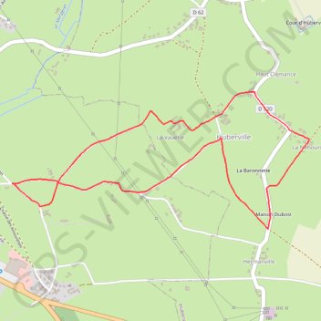 Itinéraire 1 - ALAUNA_2024-5km-Marche, distance, dénivelé, altitude, carte, profil, trace GPS