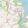 Itinéraire Autour de Locquénolé, distance, dénivelé, altitude, carte, profil, trace GPS