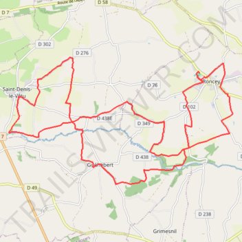 Itinéraire 25 km, distance, dénivelé, altitude, carte, profil, trace GPS