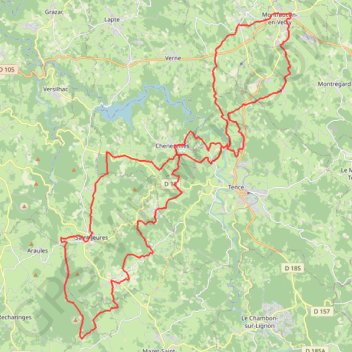 Itinéraire Telethon Montfaucon 2018-9262088, distance, dénivelé, altitude, carte, profil, trace GPS