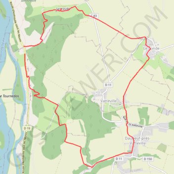 Itinéraire Randonnée Vatteport, distance, dénivelé, altitude, carte, profil, trace GPS
