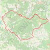 Itinéraire Boucle à vélo depuis Montricoux, distance, dénivelé, altitude, carte, profil, trace GPS