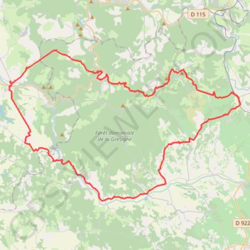Itinéraire Boucle à vélo depuis Montricoux, distance, dénivelé, altitude, carte, profil, trace GPS