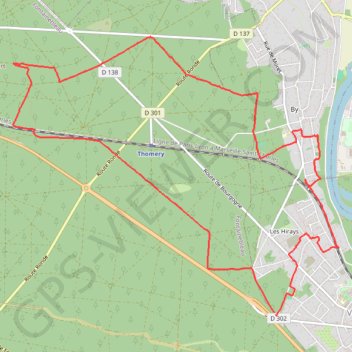 Itinéraire Randonnée au Bois Prieur, distance, dénivelé, altitude, carte, profil, trace GPS