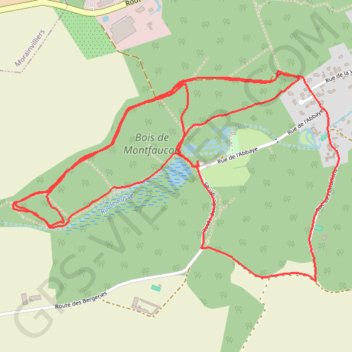 Itinéraire Bois Abbecourt Orgeval, distance, dénivelé, altitude, carte, profil, trace GPS
