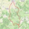 Itinéraire VTT en Toscane d'Auvergne : Classique Sud par Dagout, distance, dénivelé, altitude, carte, profil, trace GPS