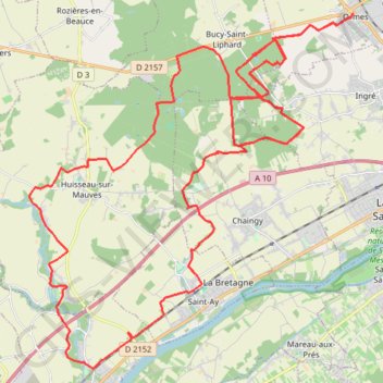 Itinéraire Rando des Ormes, distance, dénivelé, altitude, carte, profil, trace GPS