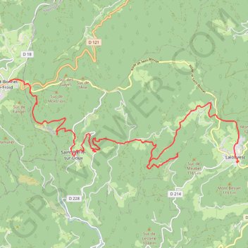 Itinéraire Chemin de Saint Régis Etape 5, distance, dénivelé, altitude, carte, profil, trace GPS