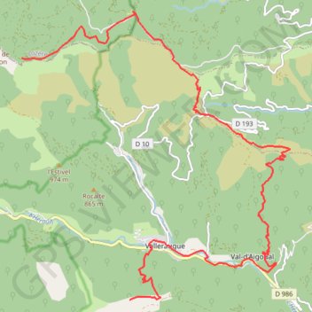 Itinéraire Les Tres Baous, distance, dénivelé, altitude, carte, profil, trace GPS
