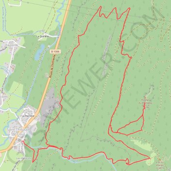 Itinéraire Rocher (Dent) du Corbeley, distance, dénivelé, altitude, carte, profil, trace GPS
