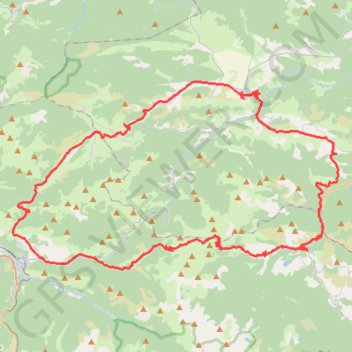 Itinéraire Boucle cyclo Espezel, distance, dénivelé, altitude, carte, profil, trace GPS